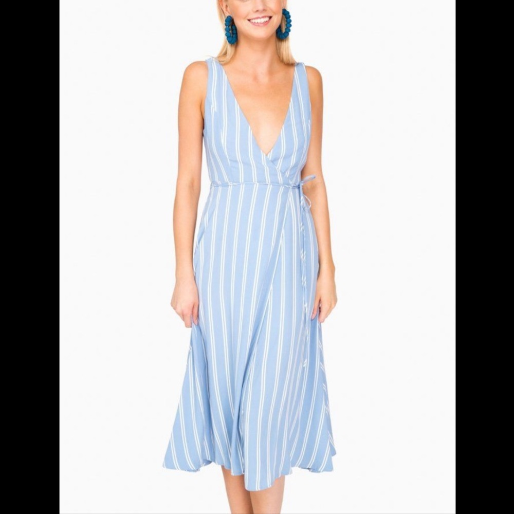 Privacy Please blue stripped Wilson Dress